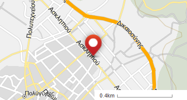 Location of business on map