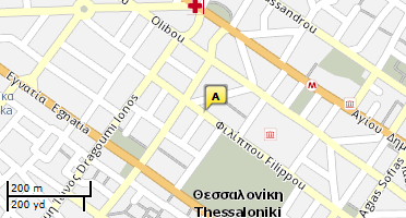 Χάρτης και σημείο της επιχείρησης