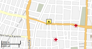 Location of business on map