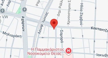Location of business on map