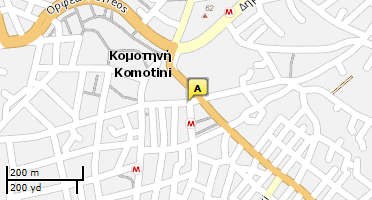 Χάρτης και σημείο της επιχείρησης