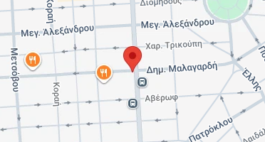 Location of business on map