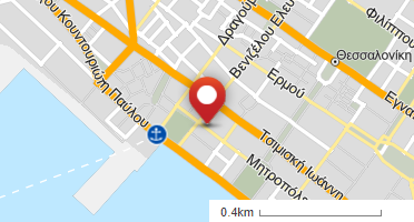 Location of business on map