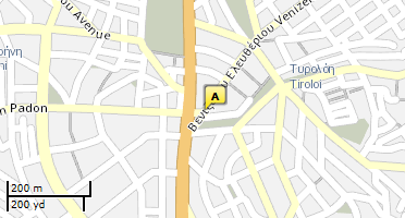 Location of business on map