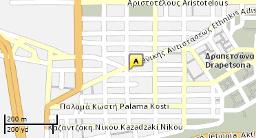 Location of business on map