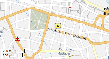 Location of business on map