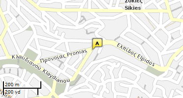 Location of business on map