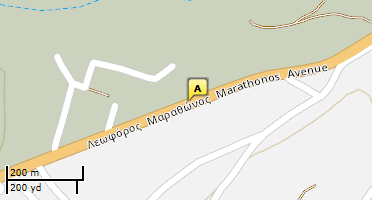 Location of business on map