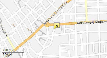 Location of business on map