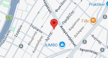 Location of business on map