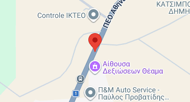 Location of business on map