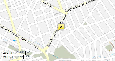 Location of business on map