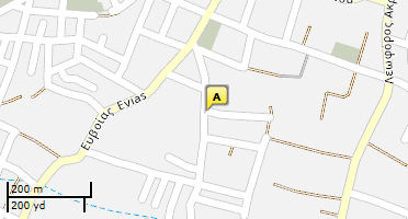 Location of business on map