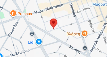 Location of business on map