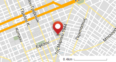 Location of business on map