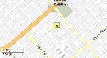 Location of business on map