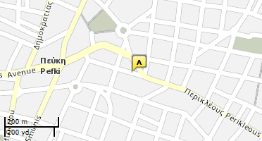 Location of business on map