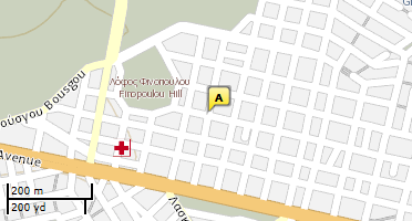 Location of business on map