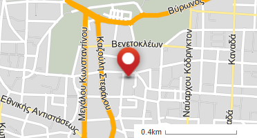 Location of business on map
