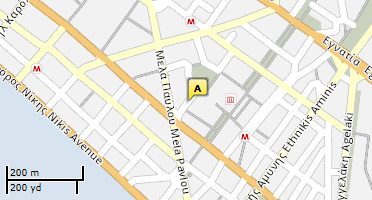 Location of business on map
