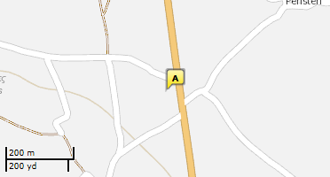 Location of business on map