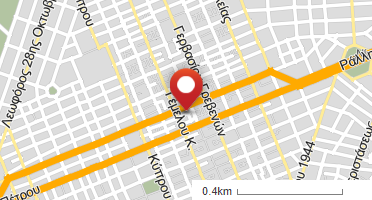 Location of business on map