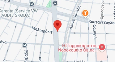 Location of business on map