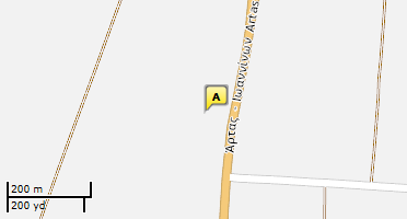 Location of business on map