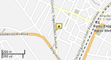 Location of business on map