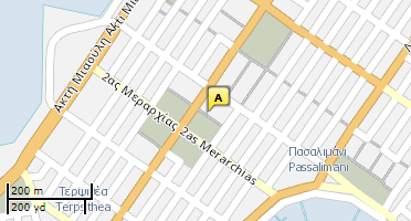 Location of business on map