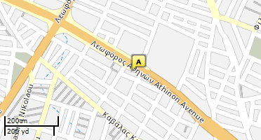 Location of business on map