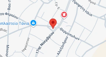 Location of business on map