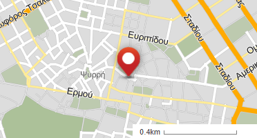 Location of business on map