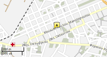 Location of business on map