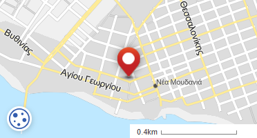 Location of business on map