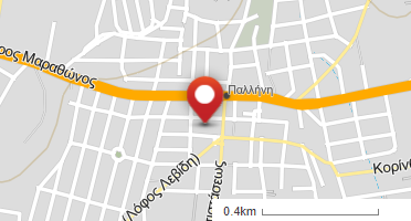 Location of business on map