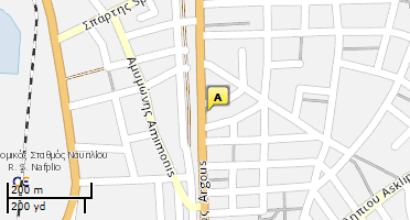 Location of business on map