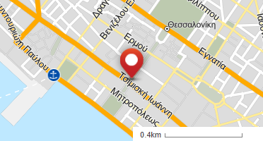 Location of business on map