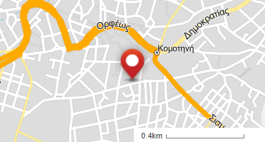 Location of business on map