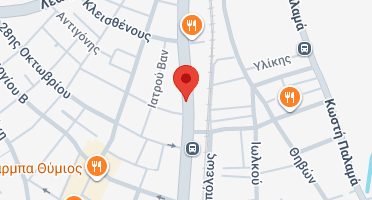Location of business on map