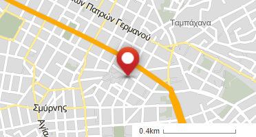 Location of business on map