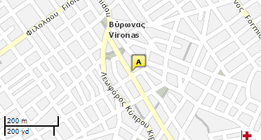 Location of business on map