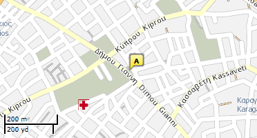Location of business on map
