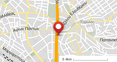 Location of business on map