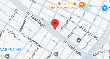 Location of business on map