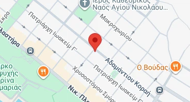Location of business on map