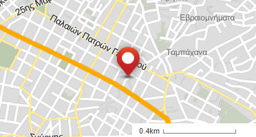Location of business on map