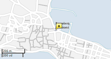 Location of business on map