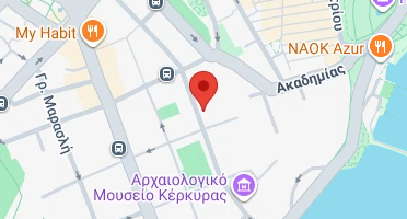 Location of business on map