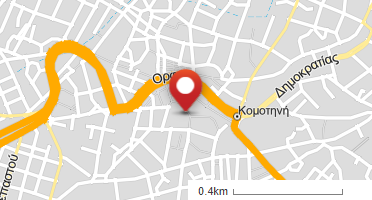 Location of business on map